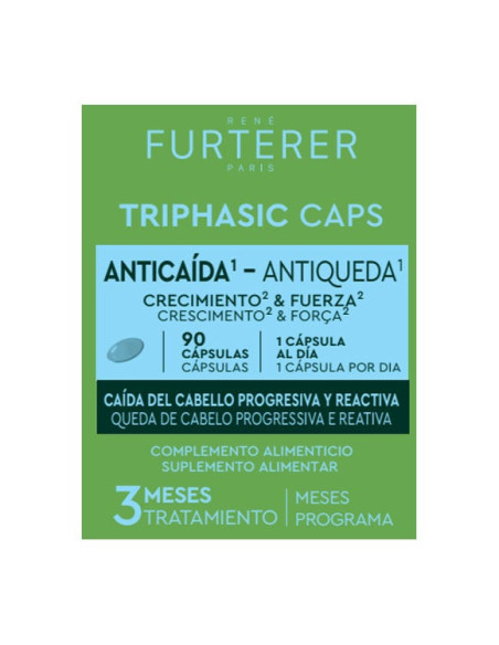 René Furterer Triphasic Caps Anticaída 90 Cápsulas