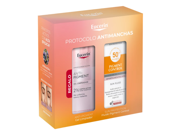 Eucerin Solar Cara Pack Antipigment + Gel...