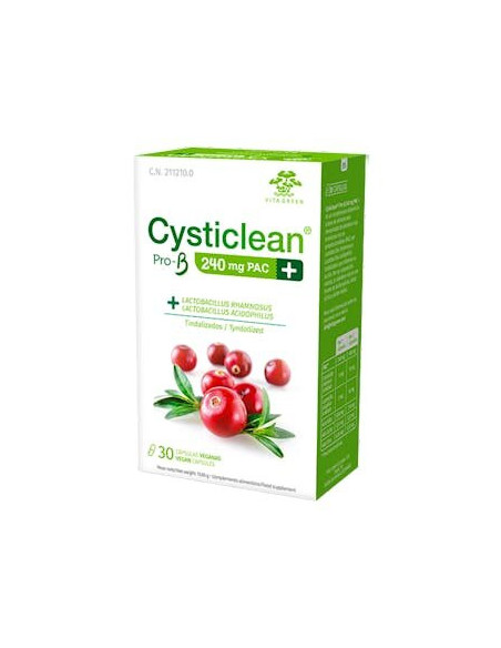 Cysticlean Pro-B 240 mg Pac 30 Cápsulas