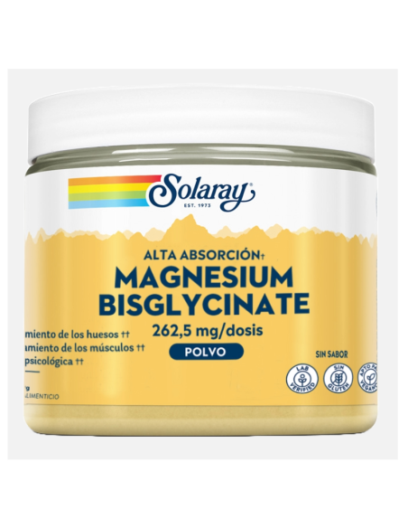Solaray Magnesio Bisglicinato 179 gramos