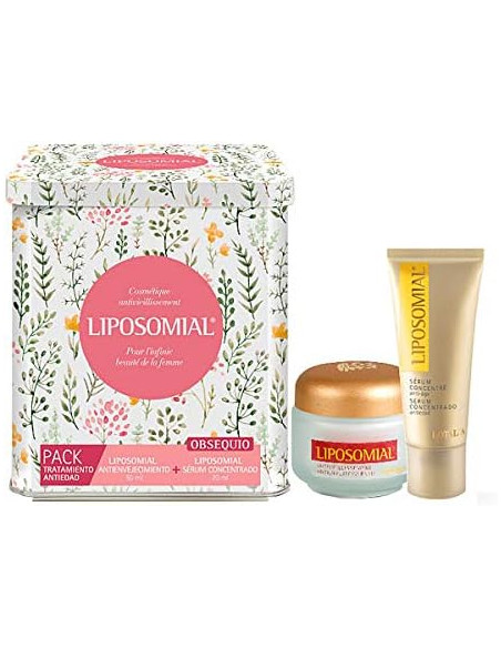 Liposomial Pack Lata Tratamiento Antiedad Crema 50 ml + Sérum 20 ml
