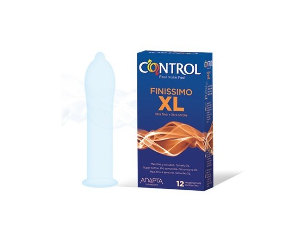 Preservativos Control Finissimo Xl 12 Unidades