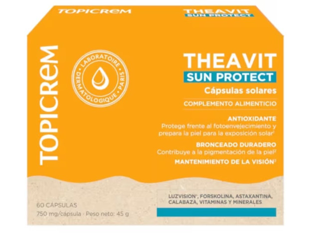 Topicrem Sun Protect Theavit 60 Cápsulas