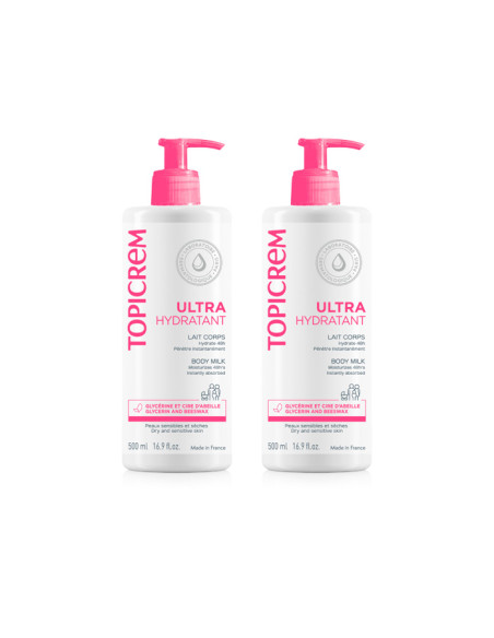 Topicrem Ultra Hidratante Corporal ¡Duplo! 2x500 ml