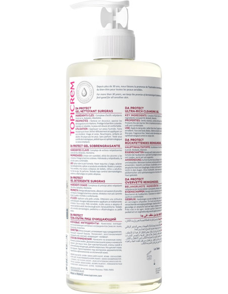 Topicrem DA Gel Nettoyant 500 ml