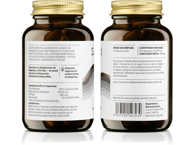 Superlativa Magnesium+ 60 Cápsulas