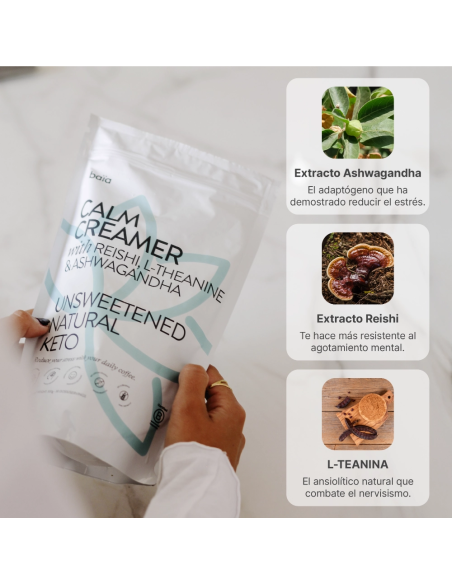 Baia Calm Creamer 300 gramos 30 Dosis