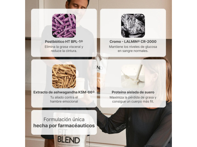 Baia Fit Blend Vainilla 600 g 30 Dosis