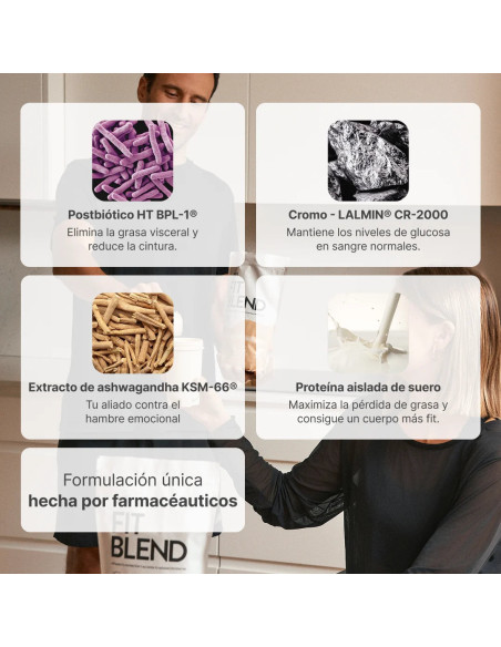 Baia Fit Blend Vainilla 600 g 30 Dosis