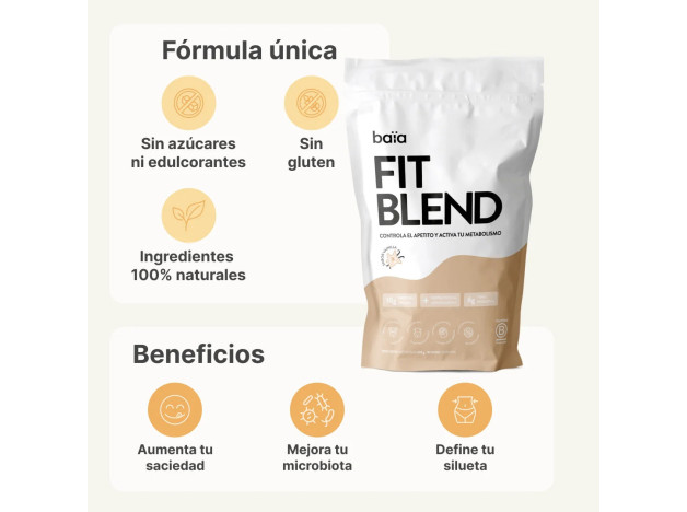 Baia Fit Blend Vainilla 600 g 30 Dosis
