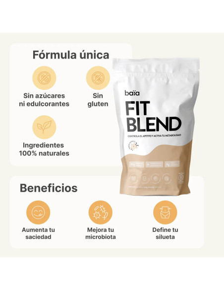 Baia Fit Blend Vainilla 600 g 30 Dosis