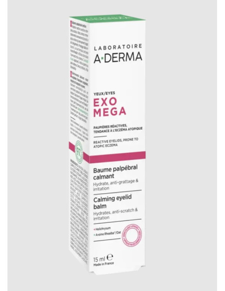 A-Derma Exomega Bálsamo Palpebral Calmante 15 ml
