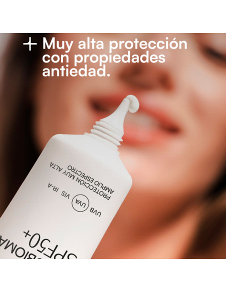 GH Factor Fotobioma FPS 50+protección Muy Alta 50+50 ml Crema-Gel Duplo