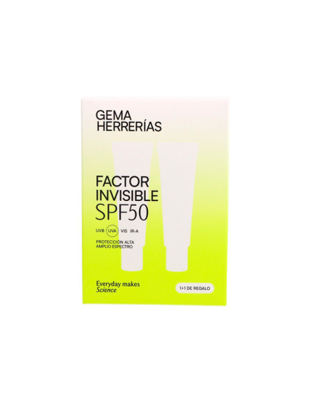 GH Factor Invisible FPS 50 Protección Alta 45+45 ml Gel Duplo