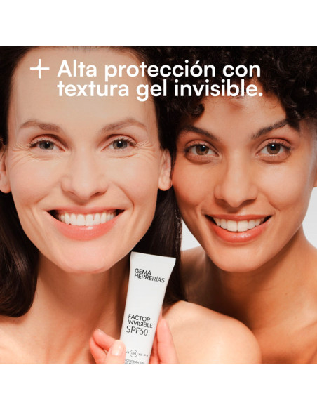 GH Factor Invisible FPS 50 Protección Alta 45+45 ml Gel Duplo