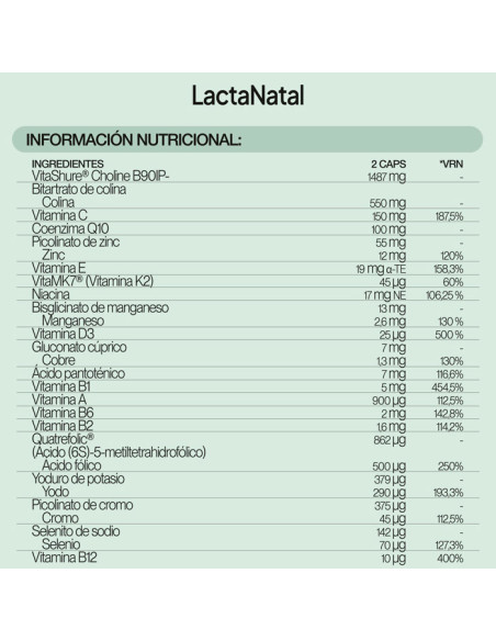 IVB Lactanatal 60 Cápsulas