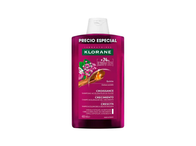 Klorane Crecimiento Champú 400 ml