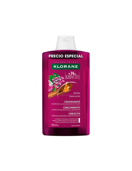 Klorane Crecimiento Champú 400 ml