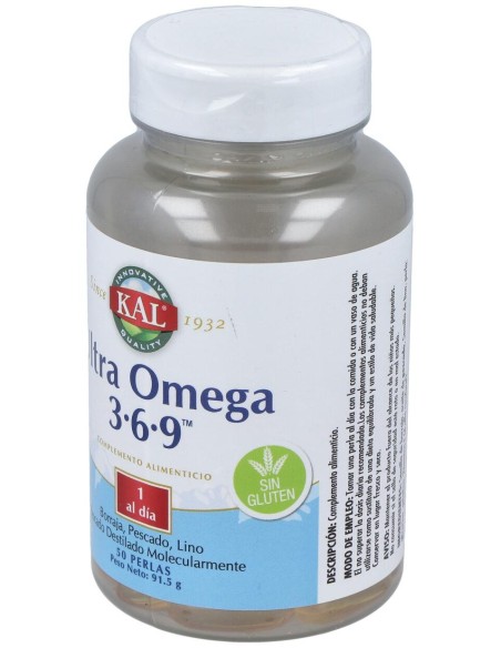Kal Ultra Omega 3-6-9 50 Perlas