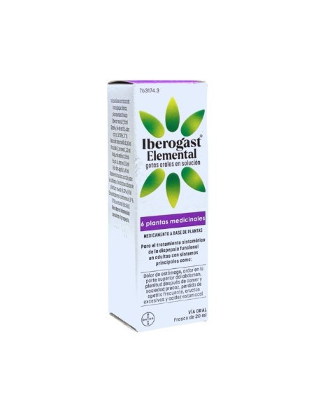 Iberogast Elemental Gotas Orales 20 ml