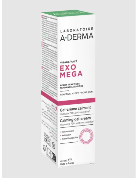 A-Derma Exomega Gel-Crema Facial Calmante 40 ml