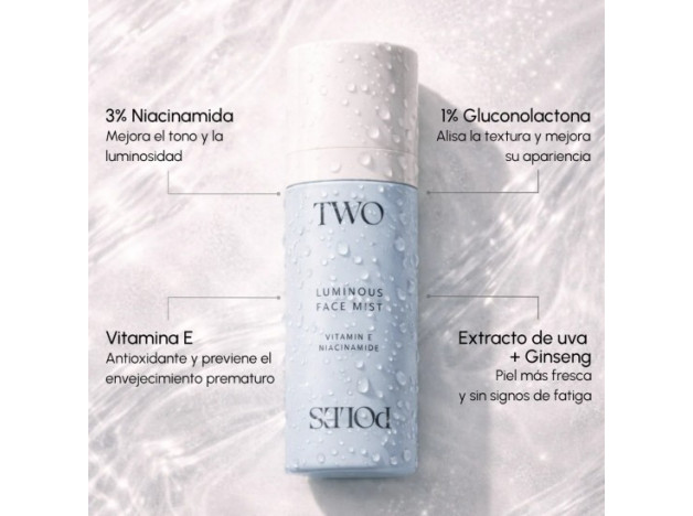 Two Poles Luminous Face Mist Bruma 80 ml