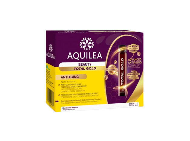 Aquilea Beauty Total Gold 14 Ampollas Bebibles