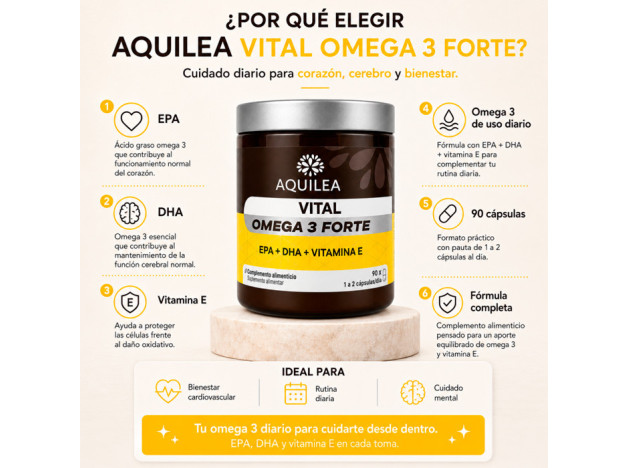 Aquilea Vitals Omega 3 Forte Epa Dha 90 Caps