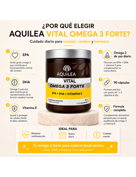Aquilea Vitals Omega 3 Forte Epa Dha 90 Caps