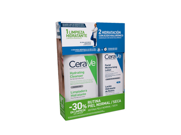 CeraVe Pack Rutina Hidratación Piel Normal/seca...