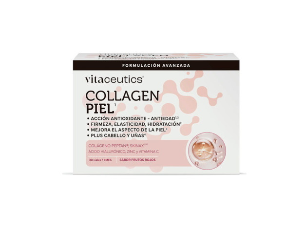 Vitaceutics Collagen Piel 30viales-Frutos Rojos -antiedad