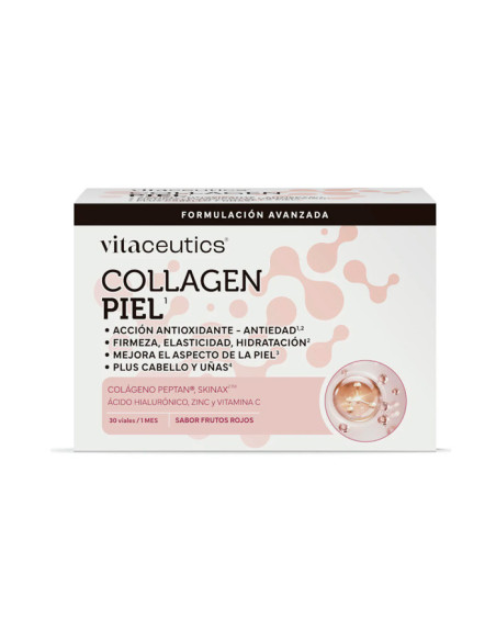 Vitaceutics Collagen Piel 30viales-Frutos Rojos -antiedad