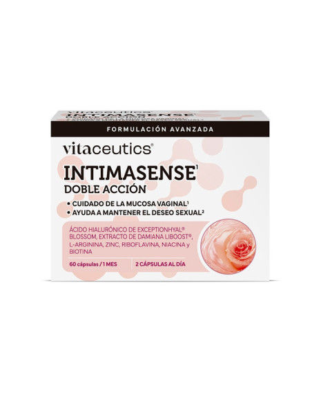 Vitaceutics Intimasense 60 Caps - Mucosa Vaginal Y Mayor Deseo