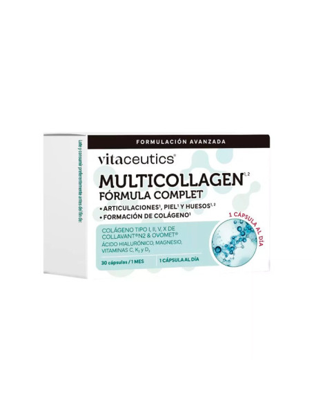 Vitaceutics Multicollagen 30 Caps -articulaciones.piel.huesos