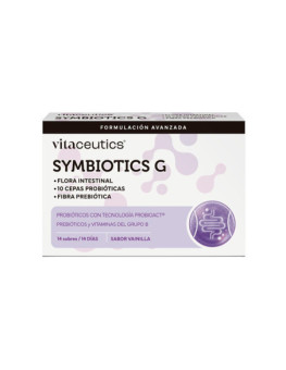 Vitaceutics Symbiotics Vainilla -probioticos Fibra Y Flora Instestinal