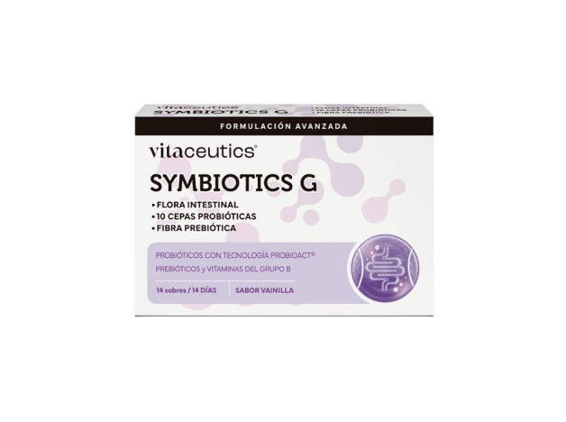 Vitaceutics Symbiotics Vainilla -probioticos Fibra Y Flora Instestinal