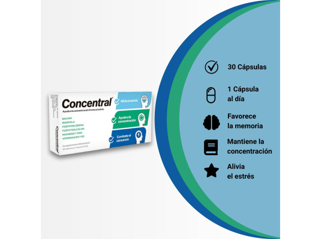 Concentral 30 Cápsulas