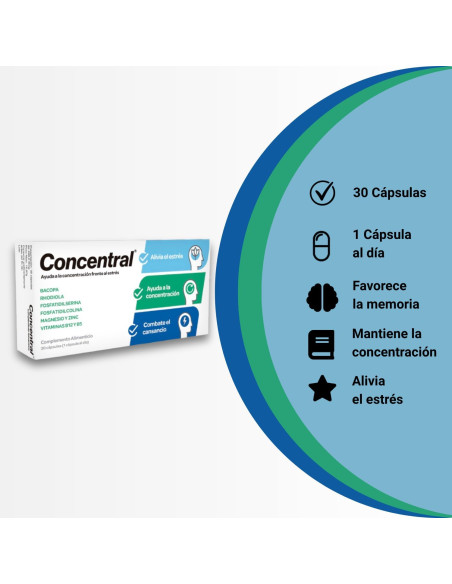 Concentral 30 Cápsulas