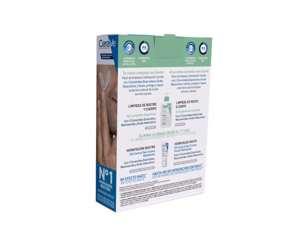 CeraVe Pack Rutina Gel Limpiador Espumoso 236...