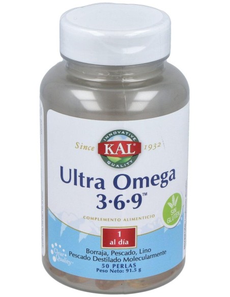 Kal Ultra Omega 3-6-9 50 Perlas