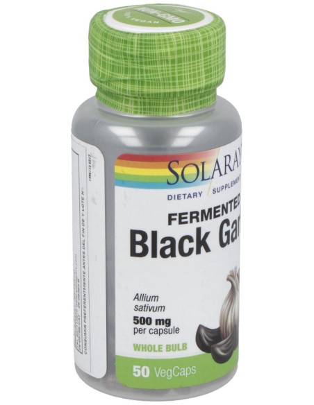 Solaray Black Garlic Alho Preto 500Mg 50Caps