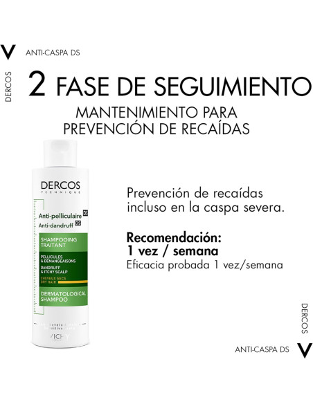 Vichy Dercos Anticaspa Champu C.Seco 390 ml