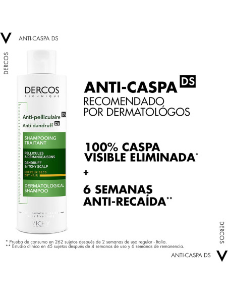 Vichy Dercos Anticaspa Champu C.Seco 390 ml