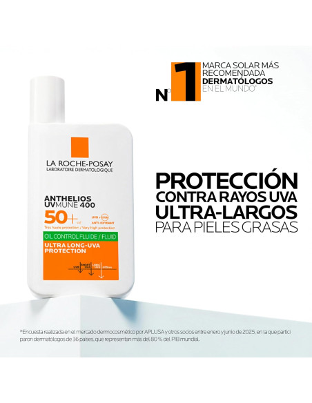 La Roche Posay Anthelios 400 Fluido Invisible Oil Control SPF50+ 50 ml