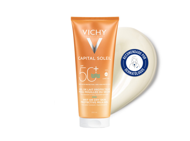 Vichy Solar Cuerpo SPF50+ Leche 300 ml