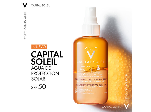 Vichy Solar Cuerpo Spf50+ Agua Luminosidad 200 ML