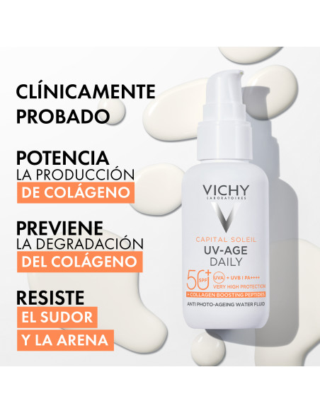Vichy Capital Soleil Uv-Age Daily Water Fluid  SPF 50+ 40 ml
