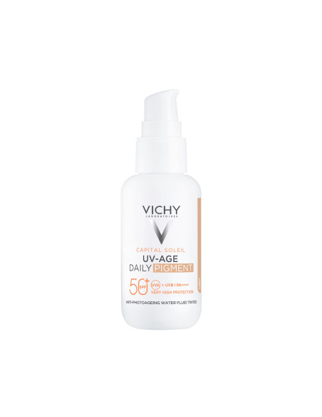 Vichy Capital Soleil Uv-Age Daily Water Fluid Con Color  SPF 50+ 40 ml