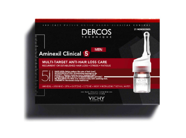 Vichy Dercos Aminexil Clinical 5 Hombre 6 ml 21...