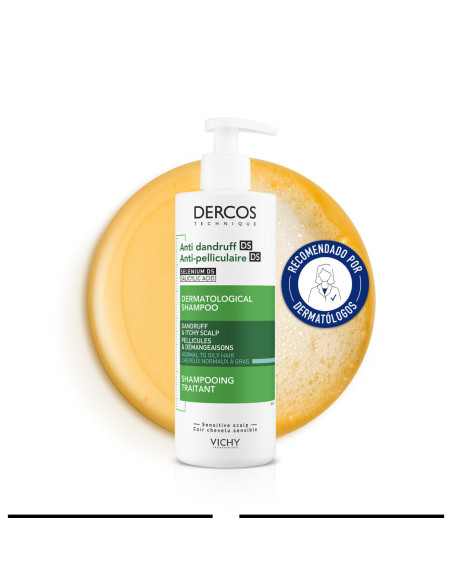 Vichy Dercos Anticaspa Champu C.Graso 390 ml